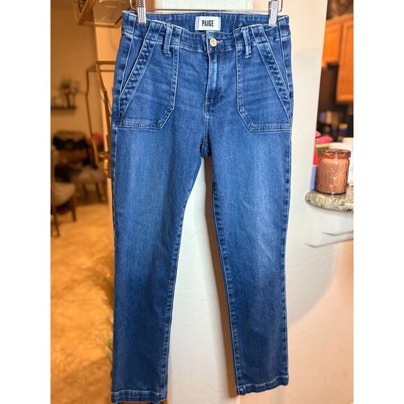 PAIGE Mayslie mid-rise straight-leg jeans size 26/2 MSRP $239 - Picture 2 of 5